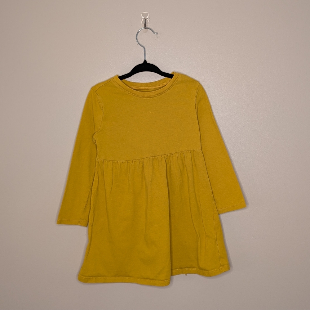 ❤️ 2 for 10 ❤️ Old Navy Mustard Yellow Long Sleeve Twirl Dress